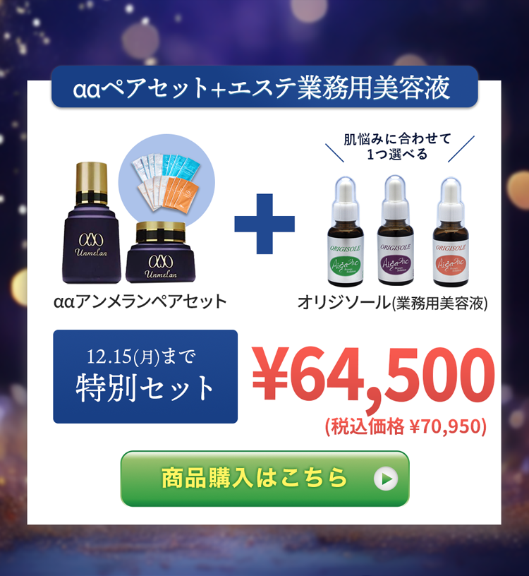 ααペアセット+エステ業務用美容液 商品購入はこちら