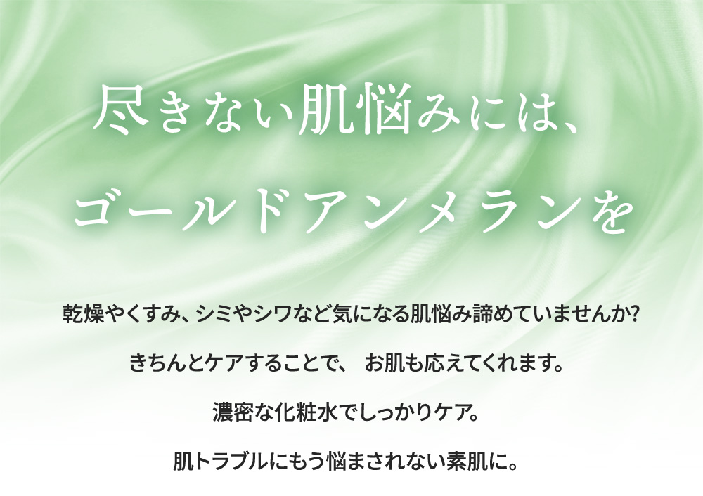 アンメラン 整肌 ゴールドアンメラン　新容器 ：化粧水 医薬部外品｜120206